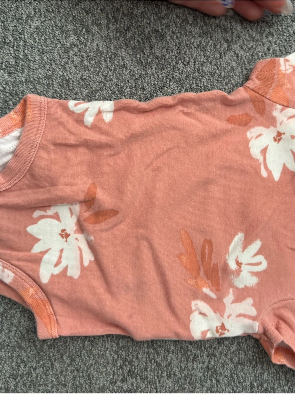 Carter's Peach & Light Pink Baby One-Piece Bodysuits Pack